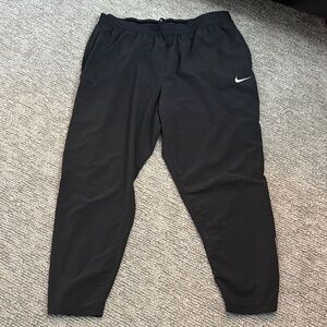 Nike Black Joggers with White Swoosh